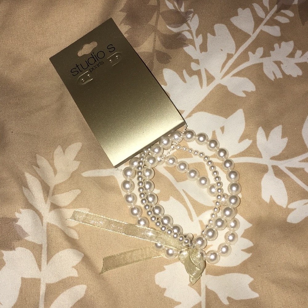 STUDIO S brand pearl bracelet set 3